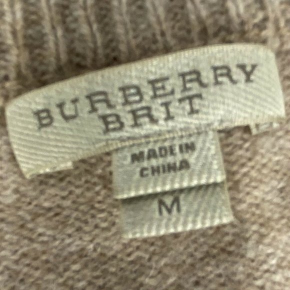 Burberry Brit Lambswool Sweater Argyle Faire Isle - Picture 3 of 7
